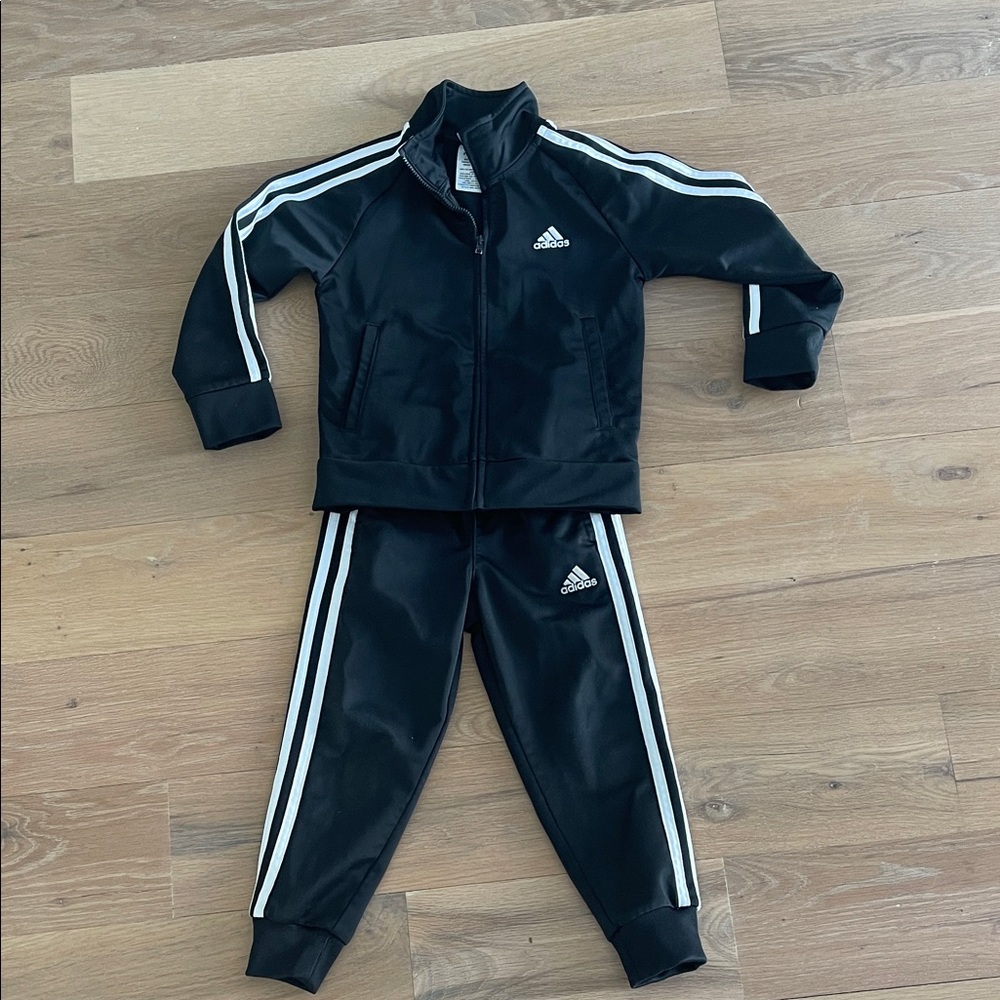Kids Black and White Adidas  Set